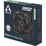 ARCTIC P14 Pro Reverse, Sag fan Sort