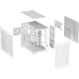 ASUS 90DC00S3-B19000, Towerkabinet Hvid