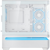 ASUS PRIME AP202 ARGB Mini Tower Hvid, Towerkabinet Hvid, Mini Tower, PC, Hvid, micro ATX, Mini-ITX, Metal, Spil