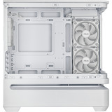 ASUS PRIME AP202 ARGB Mini Tower Hvid, Towerkabinet Hvid, Mini Tower, PC, Hvid, micro ATX, Mini-ITX, Metal, Spil