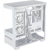 ASUS PRIME AP202 ARGB Mini Tower Hvid, Towerkabinet Hvid, Mini Tower, PC, Hvid, micro ATX, Mini-ITX, Metal, Spil
