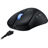 ASUS ROG Keris II Ace Wireless AimPoint Black mus Spil Højre hånd RF Wireless + Bluetooth + USB Type-A Optisk 42000 dpi, Gaming mus Sort, Højre hånd, Optisk, RF Wireless + Bluetooth + USB Type-A, 42000 dpi, Sort