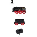 BRIO Battery-Operated Steaming Train, Spil køretøj Sort/Rød, Battery-Operated Steaming Train, Togmodel, Dreng, 3 stk, 0,3 År, Sort, Rød, Modeljernbane/tog