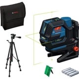 Bosch Batteri-kombilaser GCL 12V-50-22 CG Professional, Kryds- & linjelaser Blå/Sort