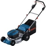 Bosch GRA 18V2-46 Manuel plæneklipper Batteri Sort, Blå, Metallic Blå, Manuel plæneklipper, 46 cm, 3 cm, 7 cm, 60 L, Allehjulstræk