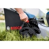 Bosch GRA 18V2-46 Manuel plæneklipper Batteri Sort, Blå, Metallic Blå, Manuel plæneklipper, 46 cm, 3 cm, 7 cm, 60 L, Allehjulstræk