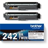 Brother TN-242BKTWIN tonerpatron 2 stk Original Sort 2500 Sider, Sort, 2 stk