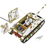 COBI Jagdpanzer IV/70 (V) (Sd.Kfz.162/1), Bygge legetøj 