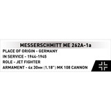 COBI Messerschmitt Me 262-1A, Bygge legetøj 
