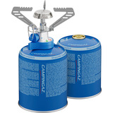 Campingaz Campingkoger Combo Camping Connect + 2 CV 470 Plus, Gaskomfur gaskoger Sølv/Blå