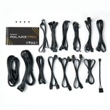Chieftec Polaris PRO 1300W enhed til strømforsyning 20+4 pin ATX ATX Sort, PC strømforsyning Sort, 1300 W, 100 - 240 V, 50/60 Hz, 15-8 A, Aktiv, 120 W