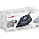 Clatronic DB 3703, Dampstrygejern Sort/Blå