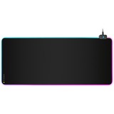 Corsair MM700 RGB Gaming musemåtte Sort, Gaming Mus pad Sort, Sort, Monokromatisk, Gummi, USB-drevet, Skridsikker bund, Gaming musemåtte
