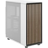 Fractal Design North Chalk White, Towerkabinet Hvid/træ