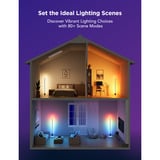 Govee H607C311, LED lys Sort