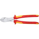 KNIPEX Kraftig sideskærer 74 06 250 VDE, Skære tang Rød/Gul