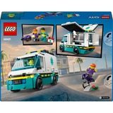 LEGO City Ambulance, Bygge legetøj Byggesæt, 5 År, Plast, 184 stk, 426 g