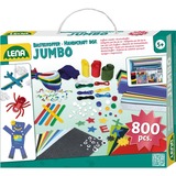 LENA SM42665 Kunst- og håndværkslegetøj, Klippe og klistre Håndværkssæt til børn, 5 År, Flerfarvet