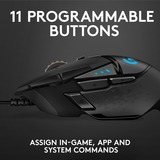 Logitech G502 HERO, Gaming mus Sort
