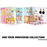 MGA Entertainment Spaces Starter Pack- Ice Cream, Klippe og klistre Miniverse Spaces Starter Pack- Ice Cream, Cafe, 8 År, Flerfarvet, Plast