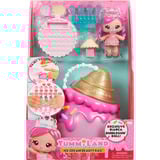 MGA Entertainment Yummiland Beauty Bag Playset + Lip Gloss Doll - Ice Cream Beauty Bag, Klippe og klistre Minidukke, Hunstik, 4 År, Dreng/Pige, Flerfarvet