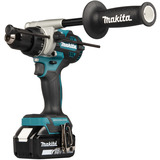 Makita Batteridrevet slagboremaskine DHP492RTJ, 18Volt, Slagborer skruemaskine Blå/Sort