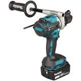 Makita Batteridrevet slagboremaskine DHP492RTJ, 18Volt, Slagborer skruemaskine Blå/Sort