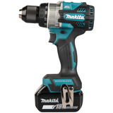 Makita Batteridrevet slagboremaskine DHP492RTJ, 18Volt, Slagborer skruemaskine Blå/Sort