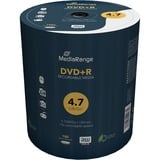 MediaRange MR443 tom DVD 4,7 GB DVD+R 100 stk, DVD tomme medier DVD+R, Kageæske, 100 stk, 4,7 GB