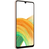 SAMSUNG Galaxy A33 5G SM-A336B 16,5 cm (6.5") Dual SIM Android 12 USB Type-C 6 GB 128 GB 5000 mAh Orange, Mobiltelefon Fersken, 16,5 cm (6.5"), 6 GB, 128 GB, 48 MP, Android 12, Orange