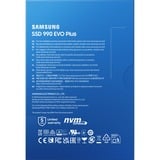 Samsung MZ-V9S4T0 4 TB M.2 PCI Express 4.0 NVMe V-NAND TLC, Solid state-drev 4 TB, M.2, 7150 MB/s
