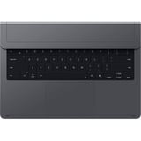Samsung Pro Tastatur, Etui grå, DE-layout, QWERTZ, Tysk, Touchpad, Samsung, Galaxy Tab S11 Ultra, Grå