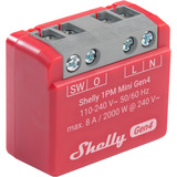 Shelly 1PM Mini Gen4, Stafetter Rød