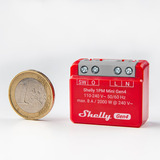 Shelly 1PM Mini Gen4, Stafetter Rød
