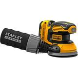 Stanley Batteridrevet excentersliber, 18 Volt, Tilfældige rystepudser Sort/Gul
