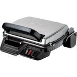 Tefal GC3050 kontaktgrill Sølv/Sort, Sort, Metallic, Titanium, Rustfrit stål, Rektangulær, Stegeplade, 600 cm², Hængslet låg, Fastlåsningslåg