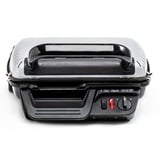 Tefal GC3050 kontaktgrill Sølv/Sort, Sort, Metallic, Titanium, Rustfrit stål, Rektangulær, Stegeplade, 600 cm², Hængslet låg, Fastlåsningslåg