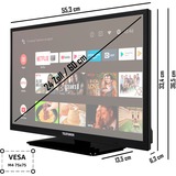 Telefunken LED-tv Sort