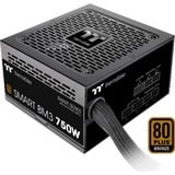 Thermaltake PS-SPD-0750MNFABE-3, PC strømforsyning Sort