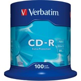 Verbatim CD-R Extra Protection 700 MB 100 stk, Cd'er 52x, CD-R, 120 mm, 700 MB, Kageæske, 100 stk