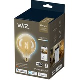 WiZ Filament Globe pære ravfarvet 6,7 W (svarende til 50 W) G125 E27, LED-lampe 7 W (svarende til 50 W) G125 E27, Smart pære, Guld, Wi-Fi, E27, Flere, 2000 K