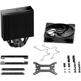 be quiet! Pure Rock 3 Black Processor Luftkøler 12 cm Sort 1 stk, CPU køler Sort, Luftkøler, 12 cm, 2000 rpm, 101,2 m³/t, Sort