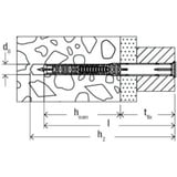 fischer DuoXpand 10x140 T, 562158, Dyvel Lys grå/Rød