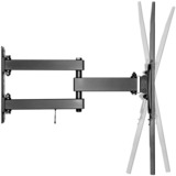 goobay TV-vægbeslag Basic FULLMOTION (L), Wall Mount Sort