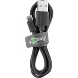 goobay USB-C opladningssæt 5 Watt, Oplader Sort