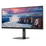 AOC U34V5C/BK, LED-skærm Sort