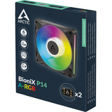 ARCTIC BioniX P14 A-RGB, Sag fan Sort/Hvid