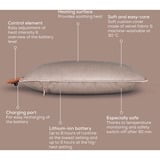 Beurer HK 77 Heaty smokey-taupe, Varme pude taupe