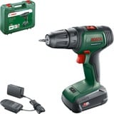 Bosch UniversalDrill 18V, 06039D4005, Bore-/ skruemaskine Grøn/Sort