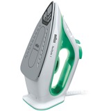 Braun TexStyle 1 SI 1040 GR Dampstrygejern Keramisk strygesål 2000 W Grøn, Hvid Grøn/Hvid, Dampstrygejern, Keramisk strygesål, 1,9 m, 25 g/min, Grøn, Hvid, 120 g/min